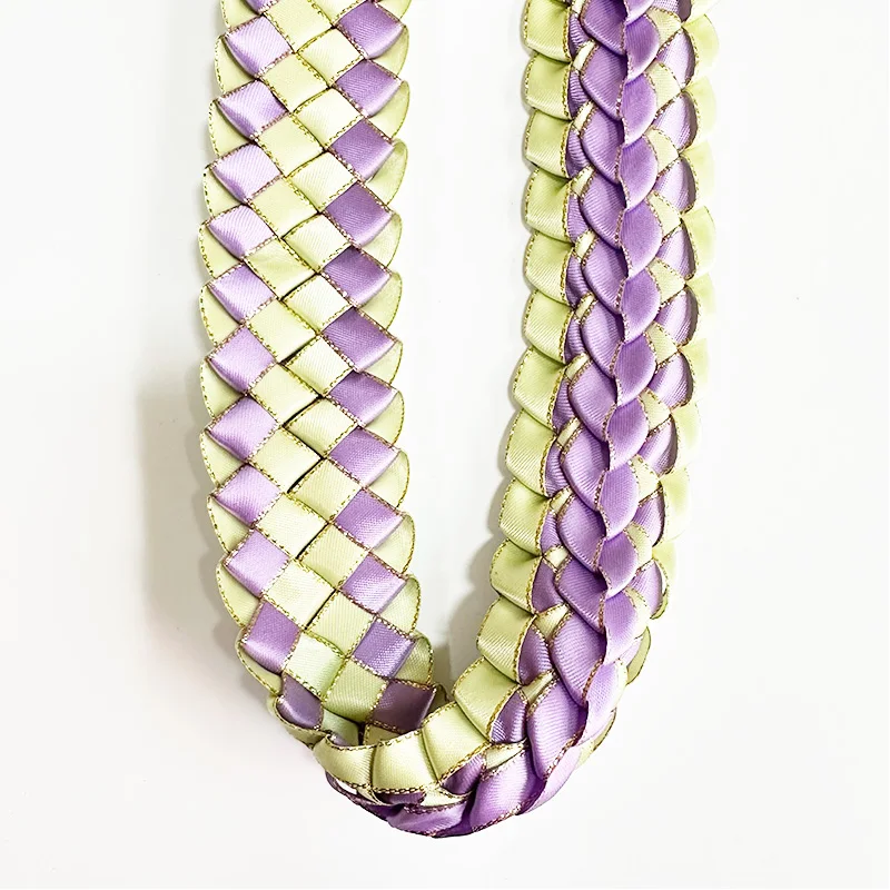 Polyester Ribbon Flower Hawaii Leis Garland