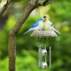 Outdoor Countryside Birds Wind Chimes Home Decorations Garden Courtyard Decorations Resin Bird Wind Chimes with Bell 5