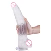 32cm Realistic Dildo with Suction Cup Inch Transparent Belt Curved Axis and Ball G-spot Vaginal Stimulator Female Penis Sex Toys 1