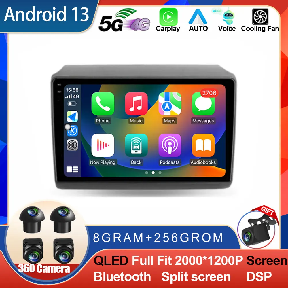 

Android 13 For Fiat Ducato 2007-2015 Citroen Jumper Peugeot Boxer 2011-2015 Car Radio Multimedia Video Player Navigation Carplay