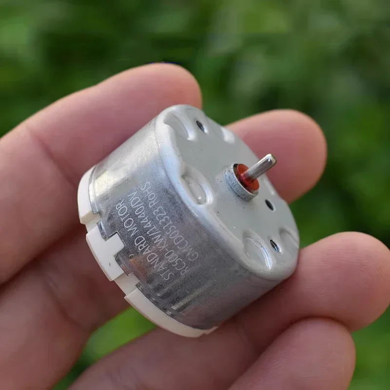 표준 RC500-KW/14440 미니 RC500 모터 DC 6V 9V 12V 6800RPM 소형 32MM 원형 스핀들 모터 DIY 스위퍼 로봇 기계 분무기