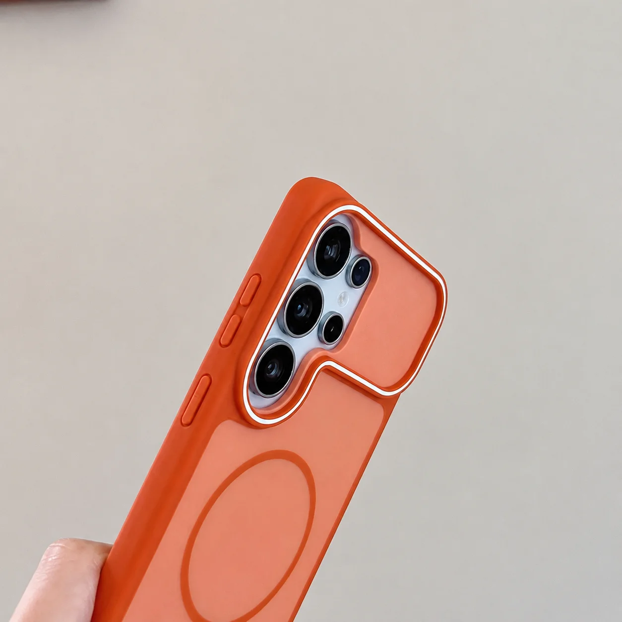 Portable Shock-Resistant Magnetic Phone Case with Lanyard - Protective Back Cover