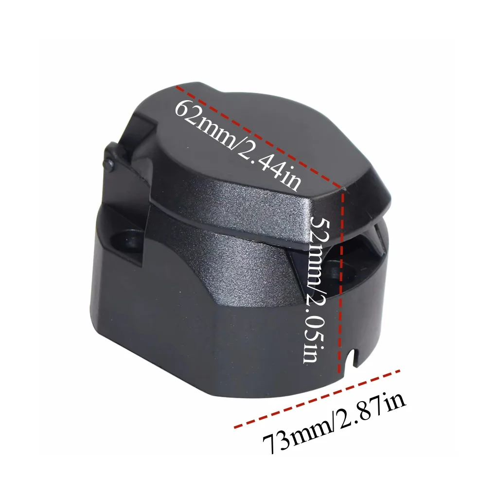 13 Pin Euro Plastic Trailer Socket Car Accessories Caravans 13 Pole Tow Bar Towing Socket Plug 12V Electrical Connector Adapter trailer socket trailer plug socket trailer plug adapter towing adapter towing adaptor trailer plug