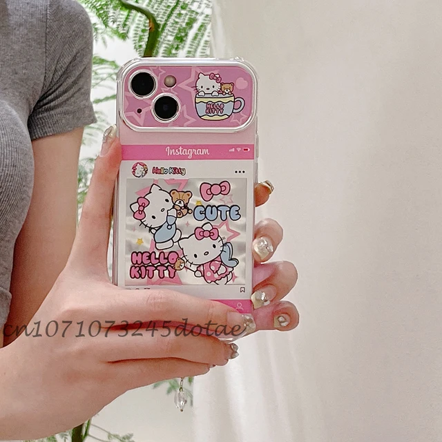 CUTEBLINGCASES — Pink with black polka dots, hello kitty and chanel  inspired iphone 4/ 4s case