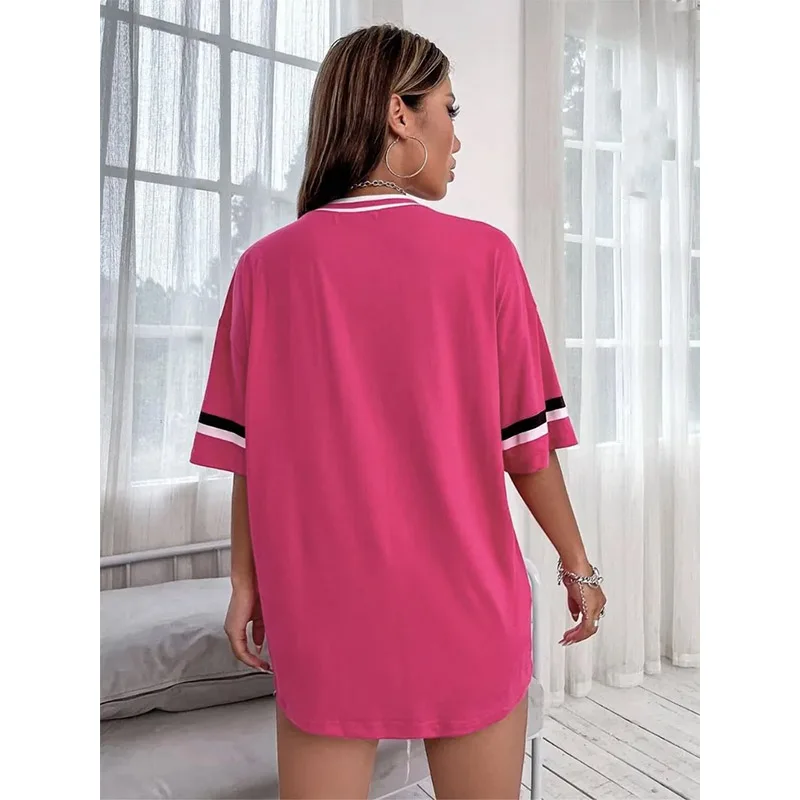 Brooklyn No.25 Printed Jersey T-shirt For Women's Summer O