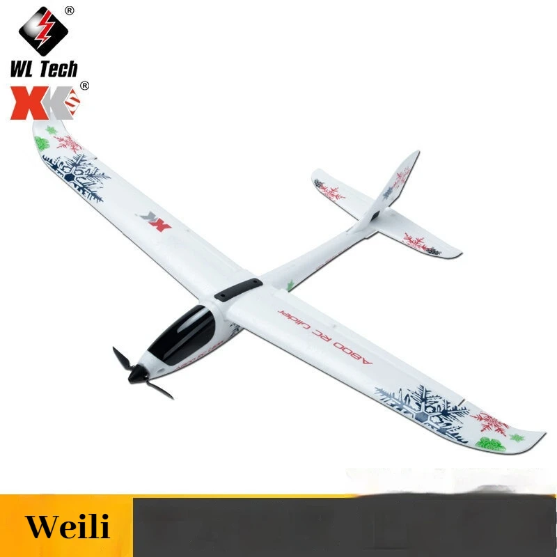 XK Weili A800 4방향 고정 날개 원격 조종 글라이더 스턴트 롤링 항공기 전기 모델 장난감 F959