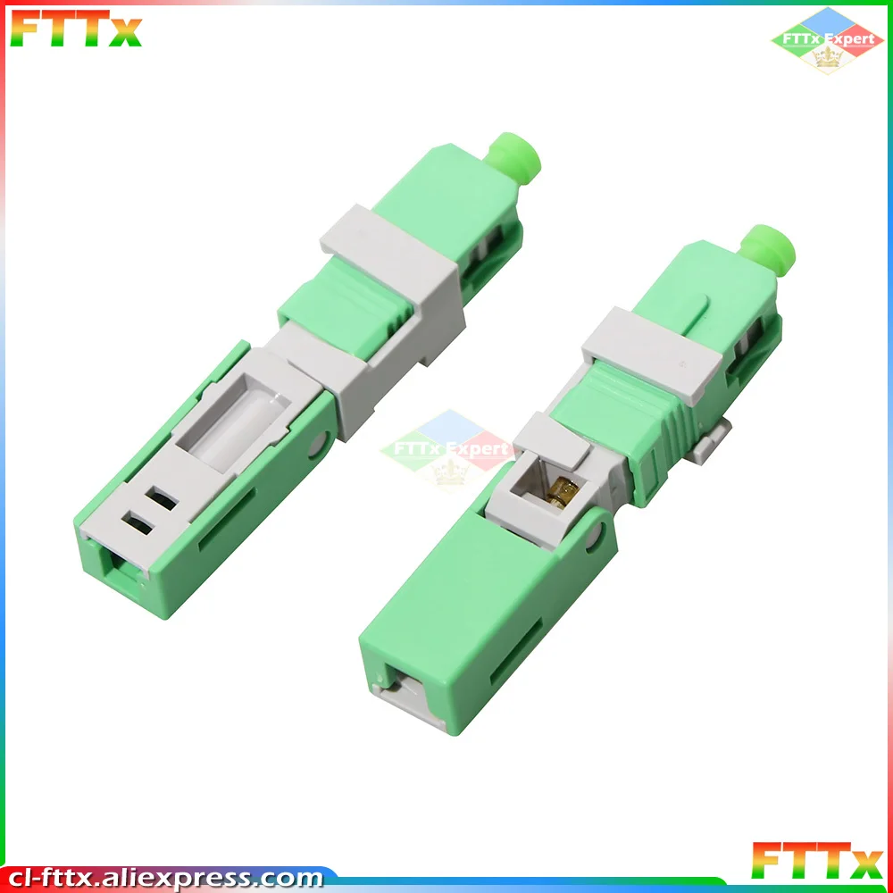 

New FTTH Embedded SC APC fiber optic Fast Connector ftth quick assembly connector with Clip