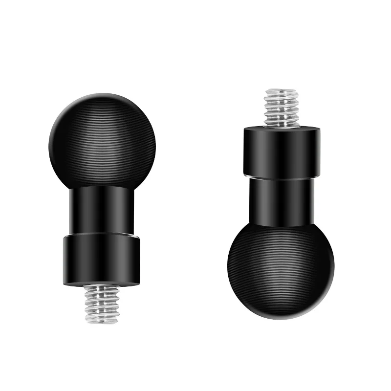 17mm 25mm 볼 헤드 컨버터 1/4 스크류 헤드 자동차 모니터 패드 GPS 핸드폰 볼 마운트베이스, 고 프로 카메라 브래킷