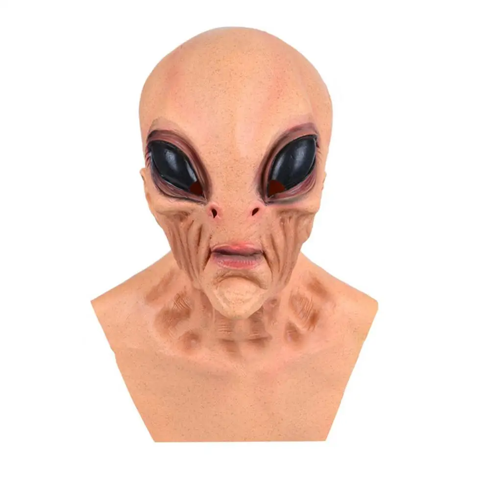 látex assustador festa cosplay máscaras assustadores alienígenas cabeça adereços máscara