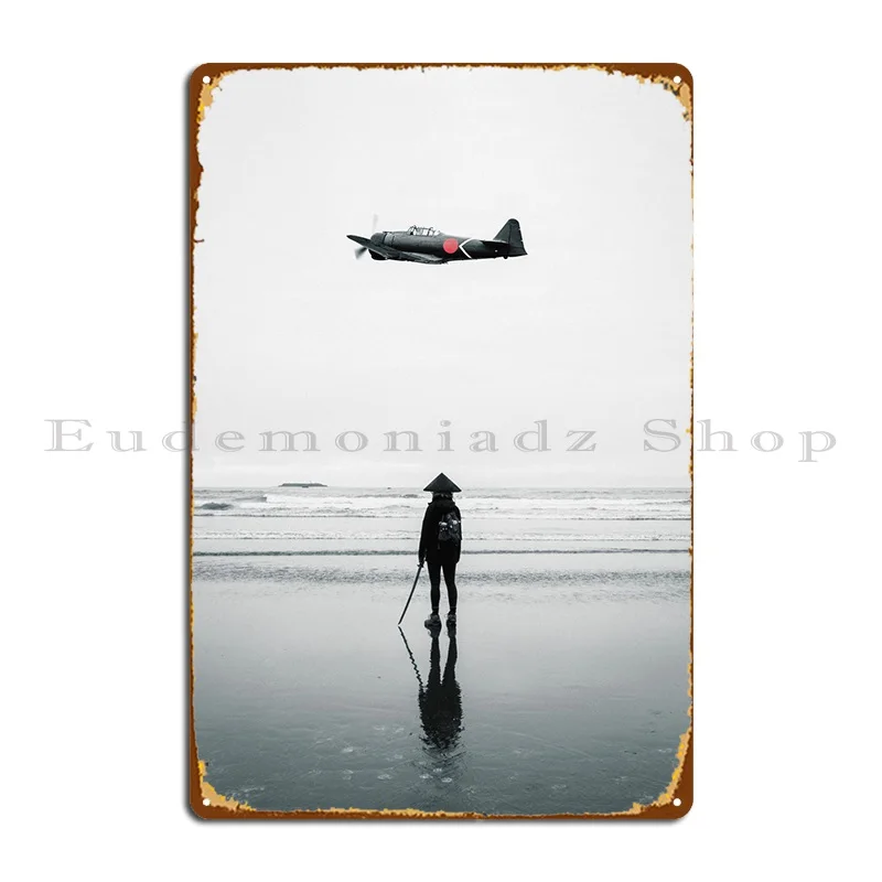 Zero E The Warrior Metal Signs Vintage Iron Bar Vintage Home Tin Sign Poster