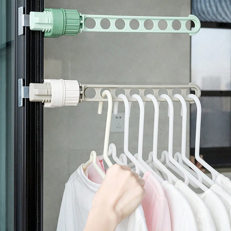 Clothes Pegs 5/8pcs Hangers 8Holes Clothesline Plastic Hanger Non-slip Stainless Steel Pants Clip Portable Household Essentials Dormitory TMZ