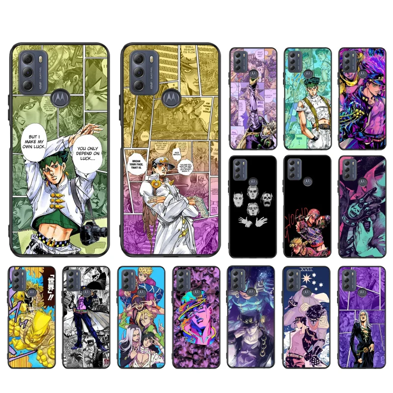 Jojo Bizarre Adventure Phone Case Per Motorola Moto One E7 Power E7Plus E6S E20 E40 One Power Edge 20 Fusion Edge 20 Lite 20 Pro