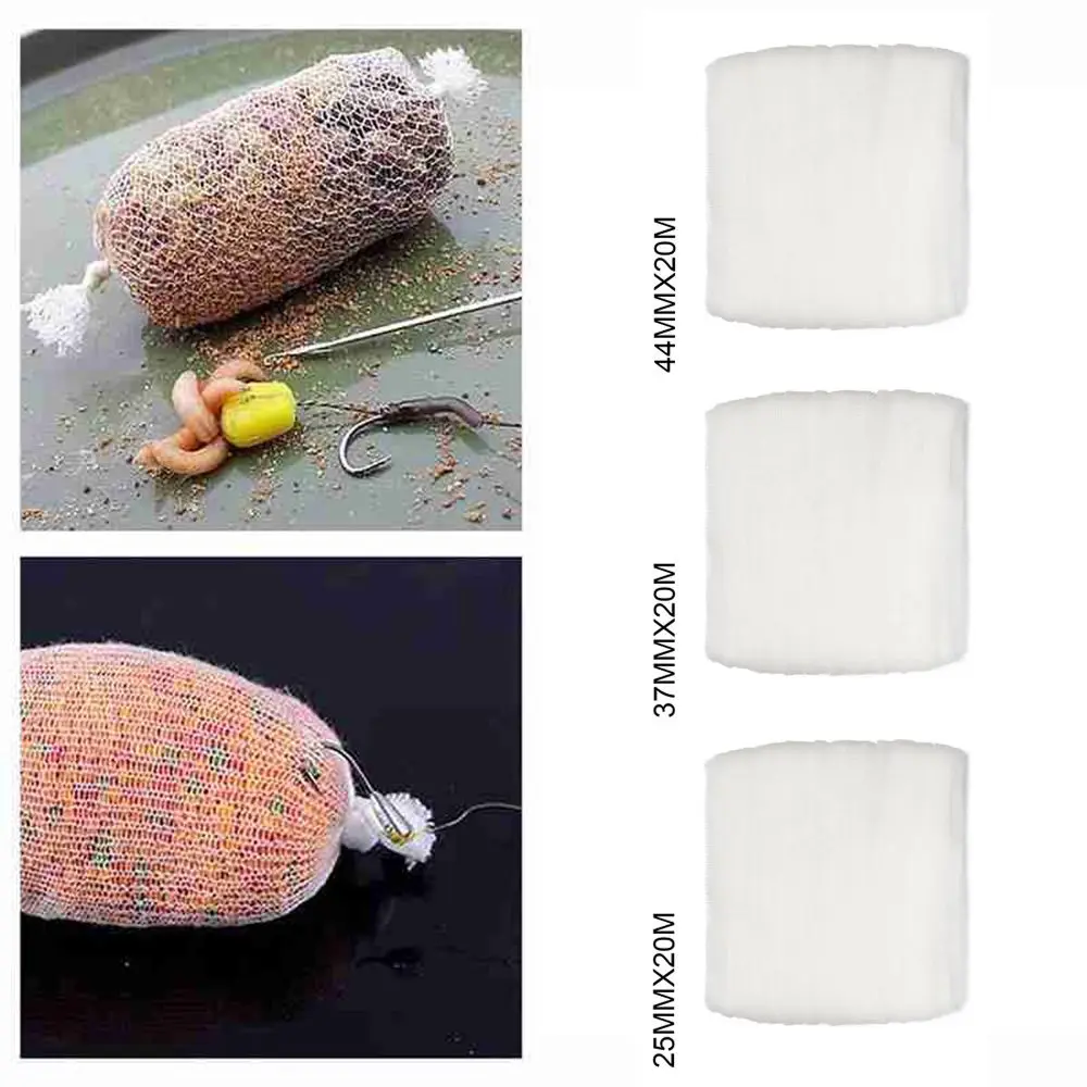 Castaway PVA Mesh Rete A Dissolvenza Rapida 25 M Per Carpa – Taglie 18/25/35 Mm Vasca Di Ricarica Per Esca