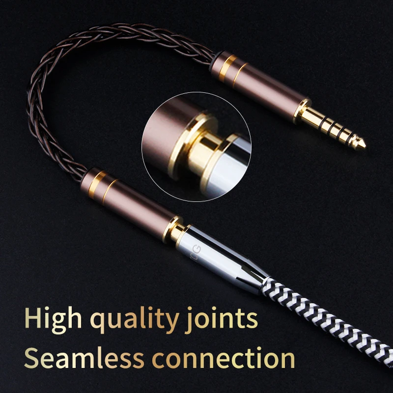 변환 케이블 밸런스 2.5/3.5/4.4mm 남성-2.5/3.5/4.4mm 여성 HiFi 연결 케이블 어댑터 용 무손실 전송