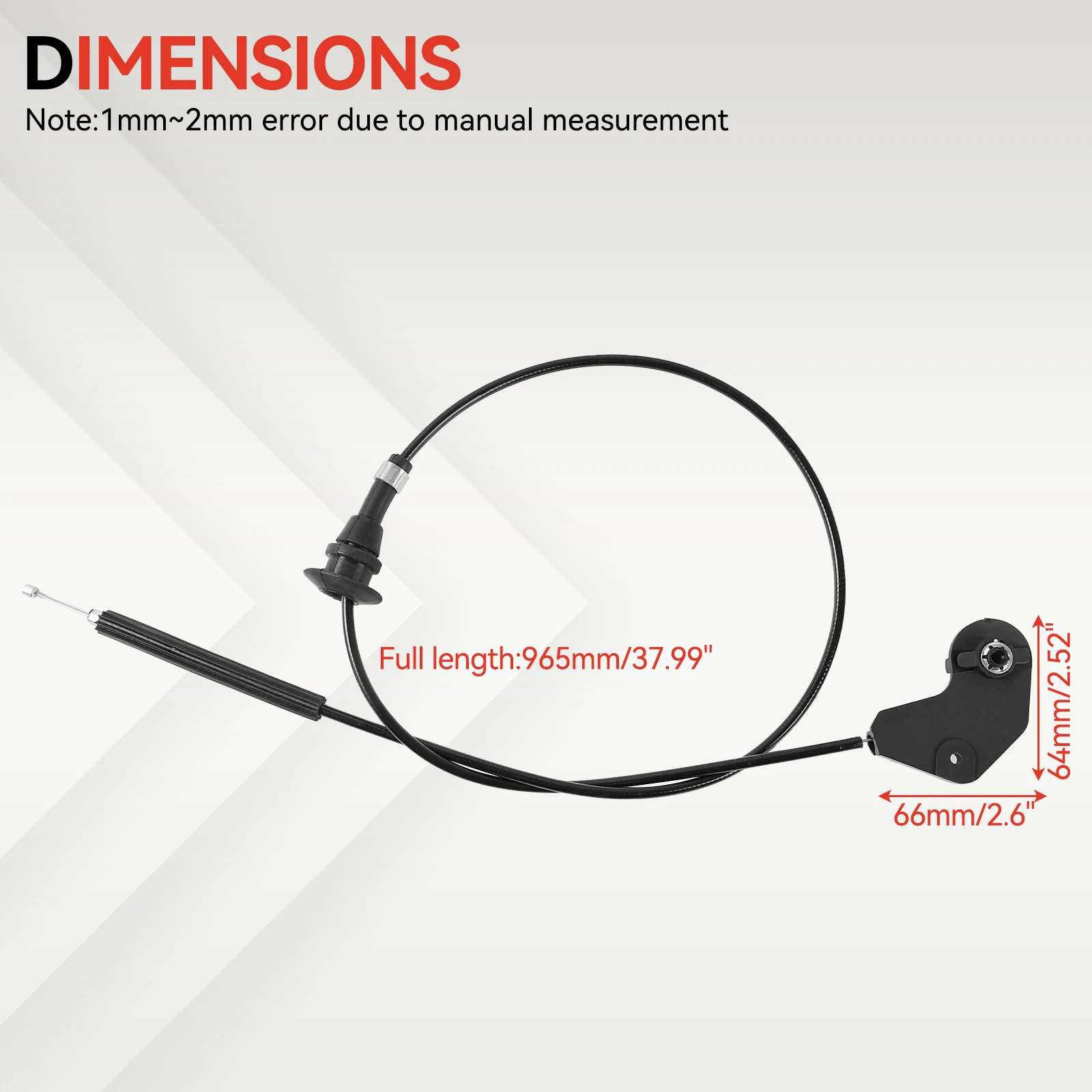 자동차 엔진 후드 해제 메커니즘 보우드 케이블 와이어  51238402615 BMW X5 E53 1999-2006 3.0d 3.0i 4.4i 4.6is 4.8is 2000-2006용