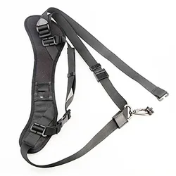 High - Quality Quick Carry Sling Shoulder Camera Strap - Black (Black)