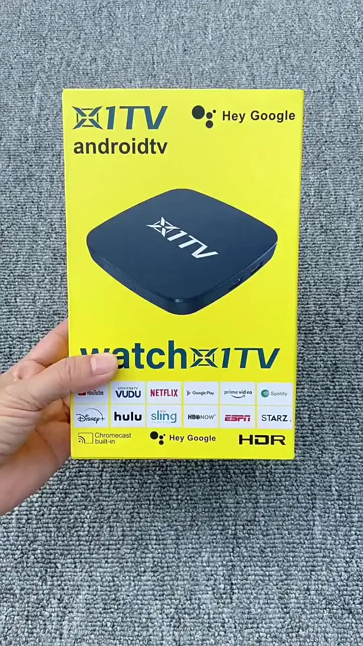 Медиаплеер X1TV Ultra TV Box Android 11 Amlogic S905X4 4 ГБ 64 HD 4K Wi-Fi BT5.0