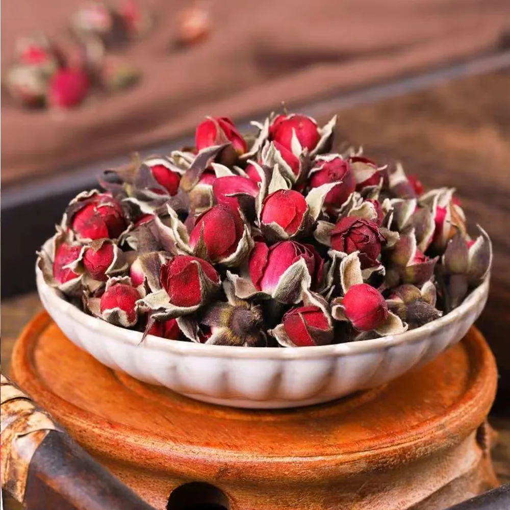 Top Natural Dried Red Rose Buds Flower Mini Rose Bud DIY Soap Resin Jewelry Wedding Candle Making For Homemade Fragrance Sachet