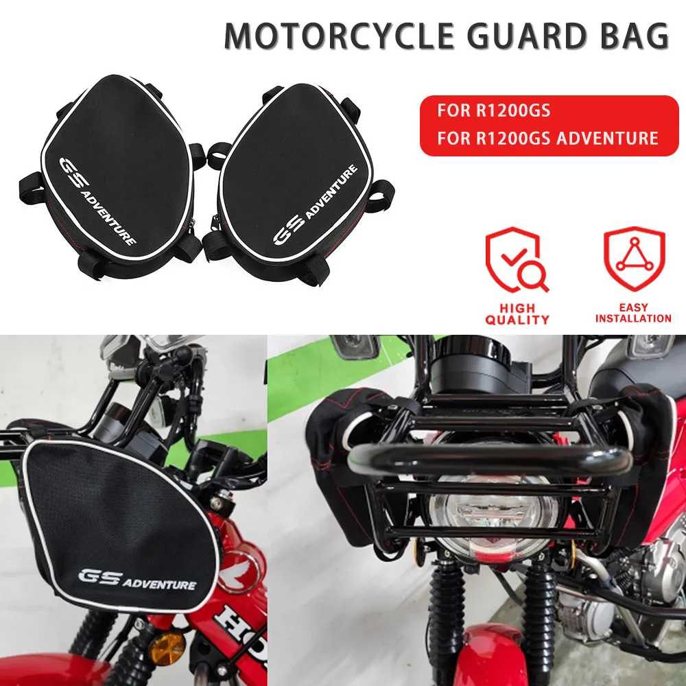 

Motorcycle Frame Crash Bars Waterproof Bag Original Bumper Repair Tool Placement Bag For BMW R 1200 GS R1200GS Adventure 05-12