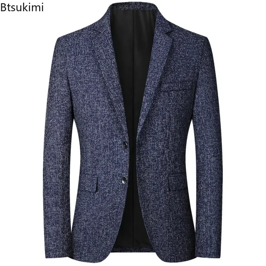 New Men's Casual Blazer Jacket Suits Fashion Slim Coats Male Handsome Masculino Business Jackets Suits Men's Blazers Tops