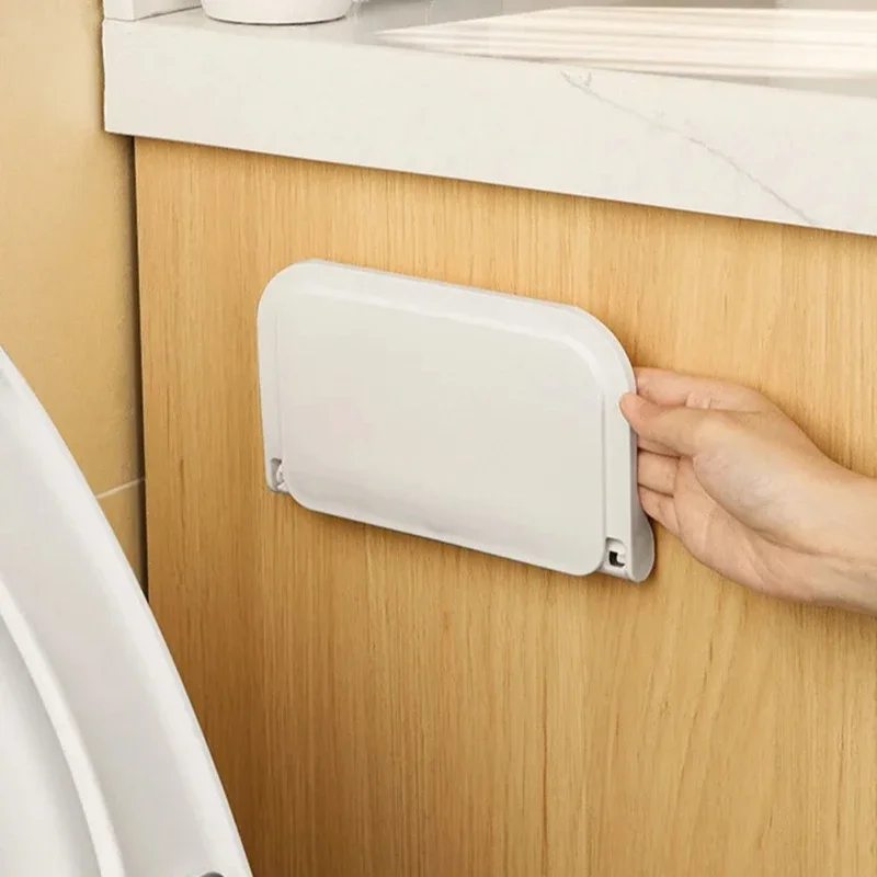 Foldable Wall Mounted Storage Rack Saves Space, No Need for Perforated Phone Holder, Storage Tray, Bathroom Manager 5
