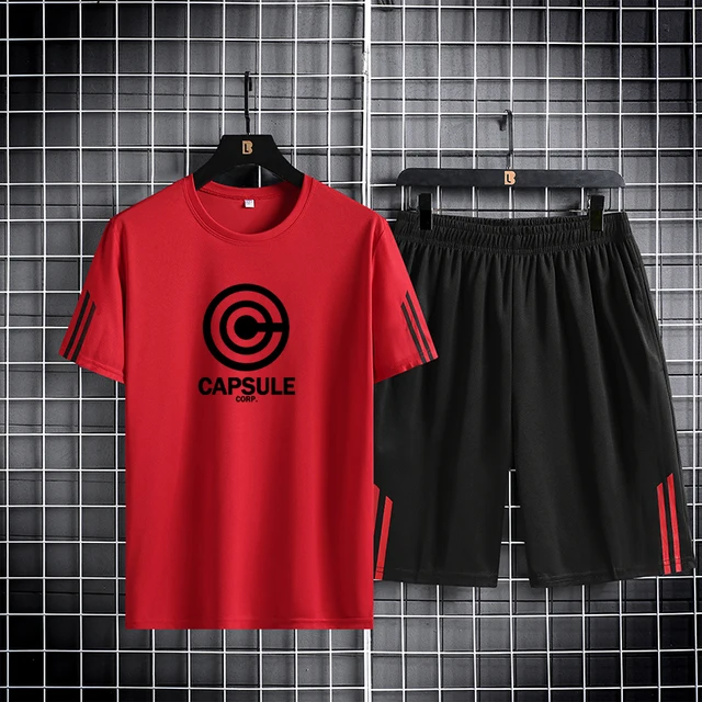 Set Of Men S Summer Quick Drying Thin Two Piece Set With Trendy Printing And Versatile.jpg