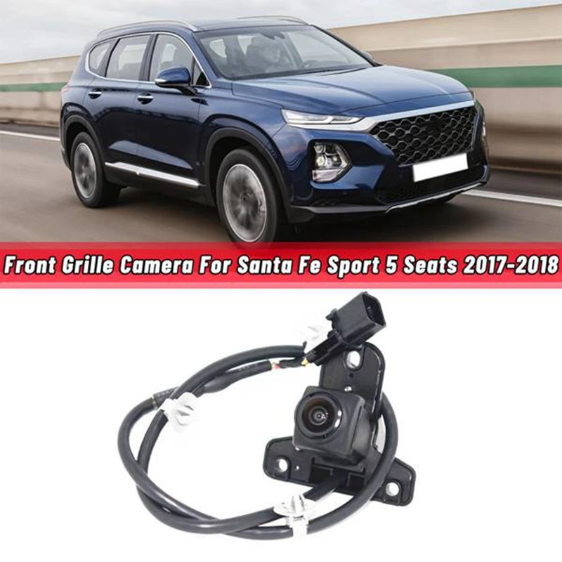 Car Front Grille Camera Front Around View Monitor For Hyundai Santa Fe