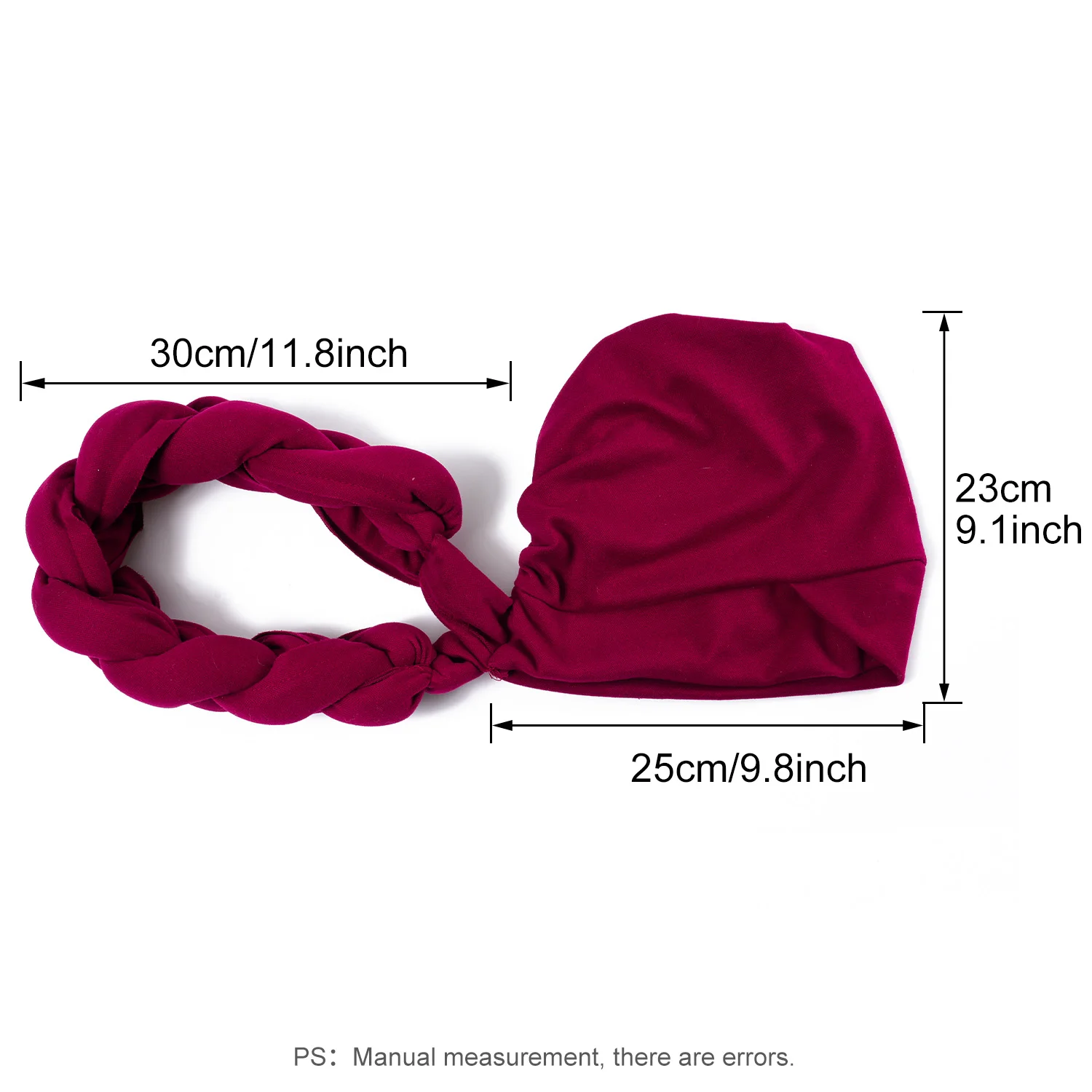Braided Twisted Headscarf African Women Fashion Headscarf Headtie Head Wraps Party Headwear Headdress Hat Bonnets Inner Hijab Ca 2