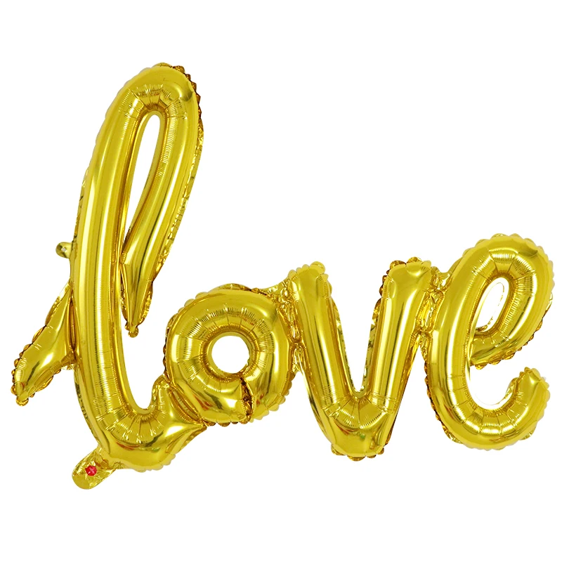 thumbnail image 1 of Globo de aluminio con la letra LOVE de 108 cm para decoración de bodas, San Valentín, aniversarios, fiestas de cumpleaños, accesorios para fotos, globos de aire, 1 of 5