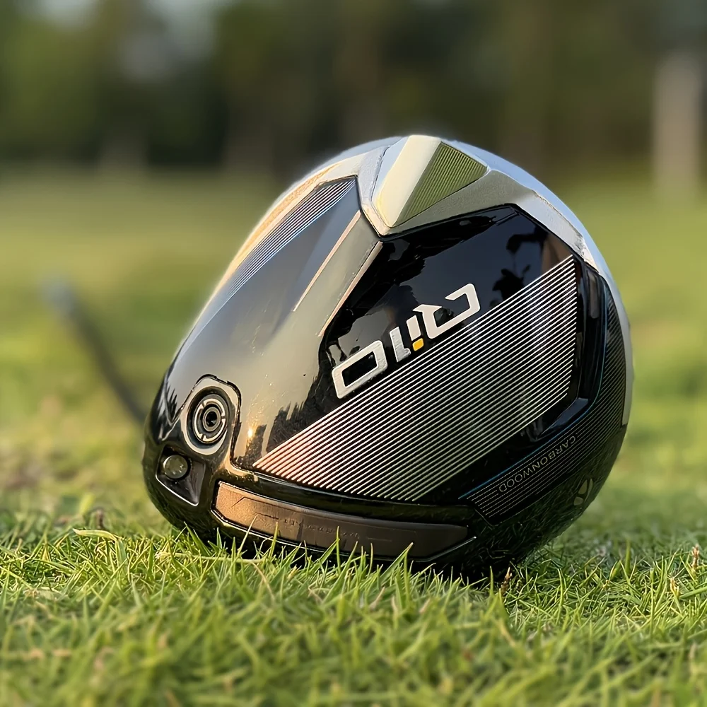 1pc QI10 Golf Driver with Carbon Fiber Shaft, Rubber Grip, S-Stiff Flex, Right Hand Loft Casting Golf Club with golf club head c