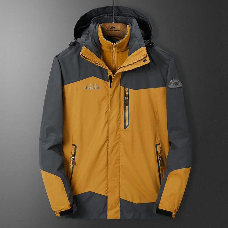 Parkas Men's Coats Autumn Motorcycle Jacket Jackets Custom Clothes Winter Windbreaker Heating Tactical Clothing Mountaineering