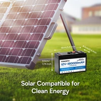Batterie rechargeable 12V 🔥 Batterie solaire 180AH avec BMS - Optimisée pour les systèmes solaires domestiques, les vivages hors réseau, les camping-cars et les bateaux électriques 6