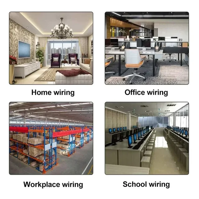 Clip Per Cavi Autoadesive - 50 Pezzi | Organizzatore Cavi USB, HDMI Per Scrivania, Parete, Ufficio