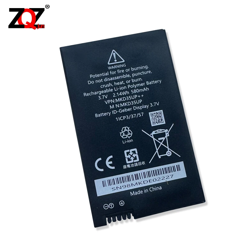 3.7V MKD35UP Remote LCD Key Battery For BMW 530le 730 740 745 760li X3 X4 X5 1ICP3/37/57 9442976-01 2.14Wh 580mAh High Quality