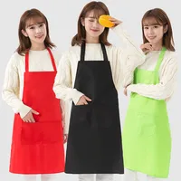 Perfessional Kitchen Aprons Waterproof Oil Resistant Hairdresser Apron With Pockets Cafes Nail Beauty Hair Cutting Salon Aprons 1