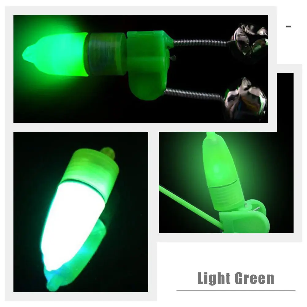25Pcs LED 방수 낚시 신호등 야간 경보 램프 휴대용 야외 낚시 용품 플라스틱 알람 라이트