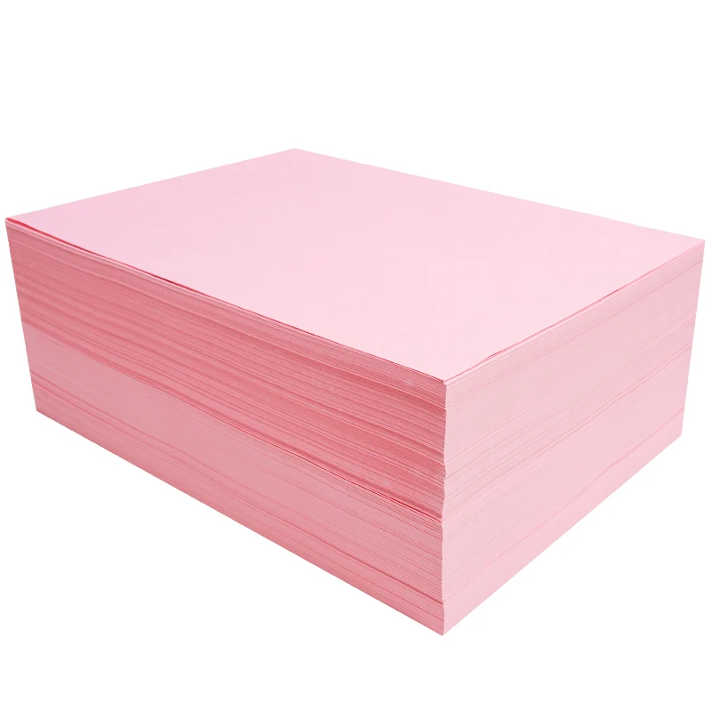 Pink Copy Paper Ppink A4 Paper B5 Printing A5 Color 80G Thickened 140g Gram A3 Color 160G For Handmade Name Brand