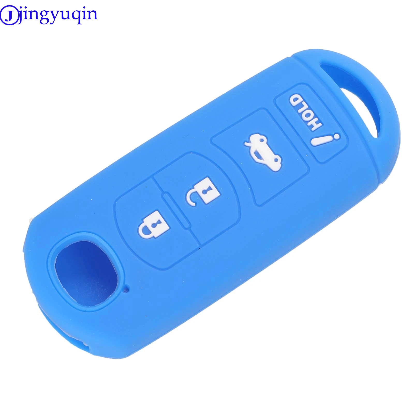 Key Case jingyuqin Silicone Cover for MAZDA 2 3 5 6 CX-3 CX-5 CX-7 CX-9 Speed Miata MX5 Shell Jacket Protector