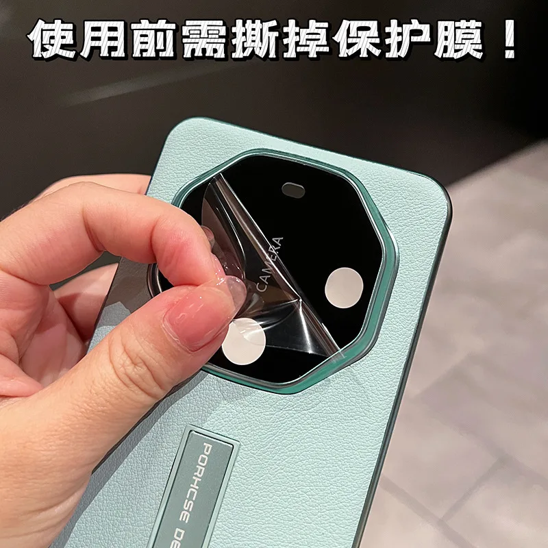 Invisible Bracket Suitable for Huawei Mate60Pro Mobile Phone Case with Glass Film, Protective Cover, Suitable for Mate 50 40 30