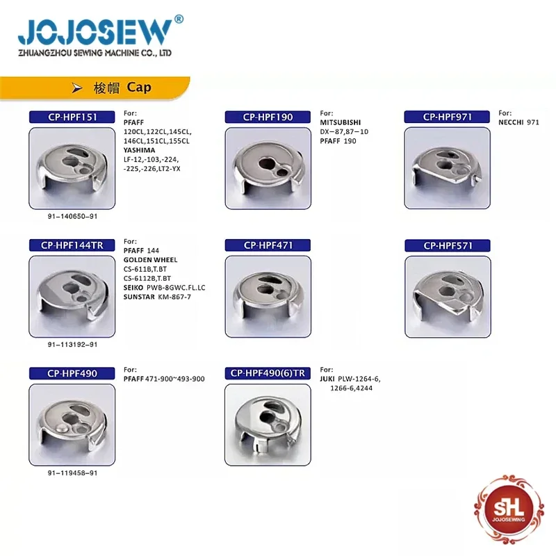 Tappo Di Copertura Della Bobina Cp-Hpf591 592 M82C 12 570 12C 545 Cp-Hpf1242 Pfaff Necchi Seiko Sunstar Juki Che Prende La Ruota Dorata Del Diamante