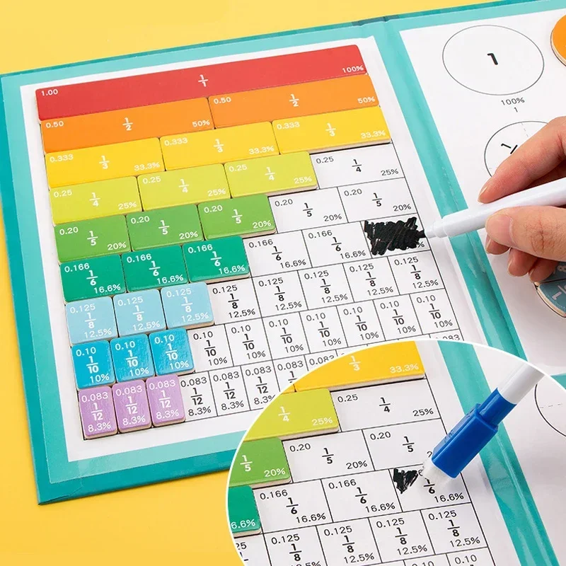 Montessori Fraction Math Book 4