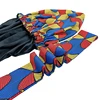 New African Ankara Pattern Satin Linned Bonnet Women Long Ribbon Headwrap Double Layer Headscarf Big Size Adult Hair Cover 5