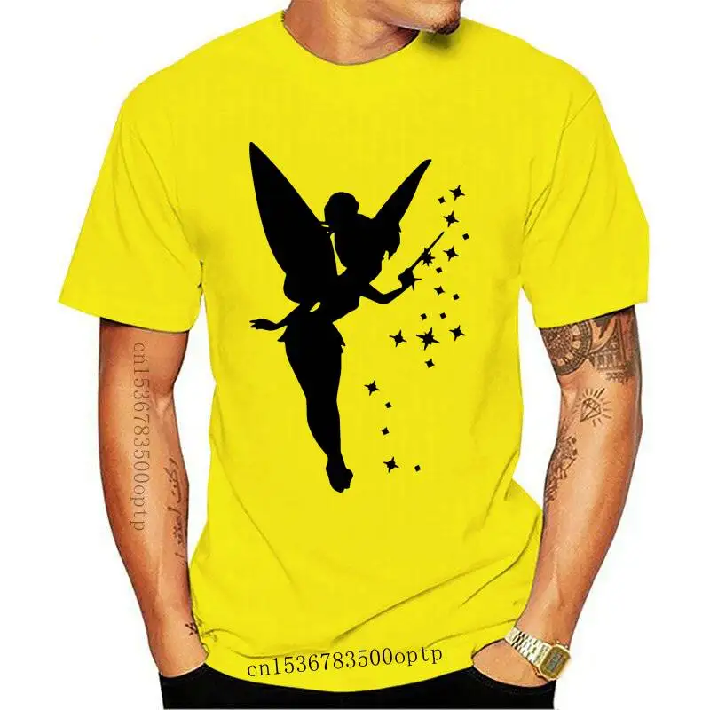 T-Shirt Donna Tinkerbell Graphic Tee Girocollo Maniche Corte Donna Top Xxl