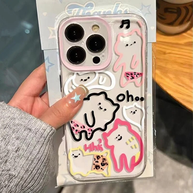 Cartoon Animal Soft TPU Phone Case - Stylish Back Cover