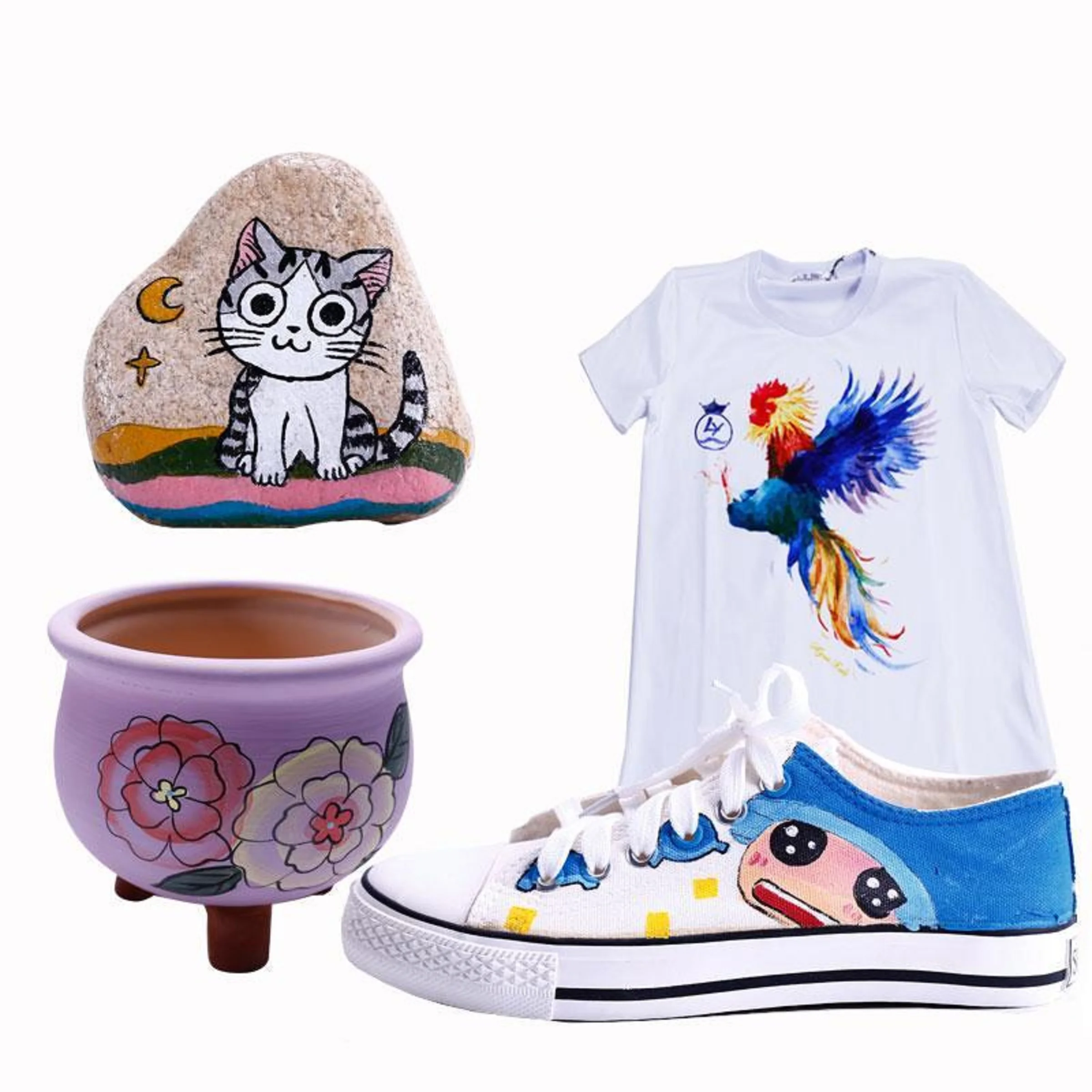 100ml Acrylic Paint Bottle Set 61 Colors Suitable Cavas Wood Rock Painting Ceramic Art Drawing Supplies acrylic paint set