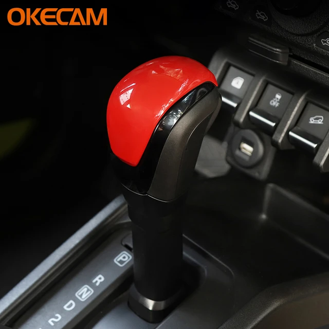 ABS Car Gear Shift Knob Cover Sticker Head Trim Auto Interior Decoration  Decal For Suzuki Jimny JB64 JB74 2019 2020 Accessories - AliExpress