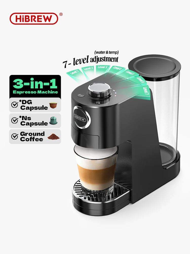 هاي برو ماكينة قهوة H3C كبسولات-HiBREW