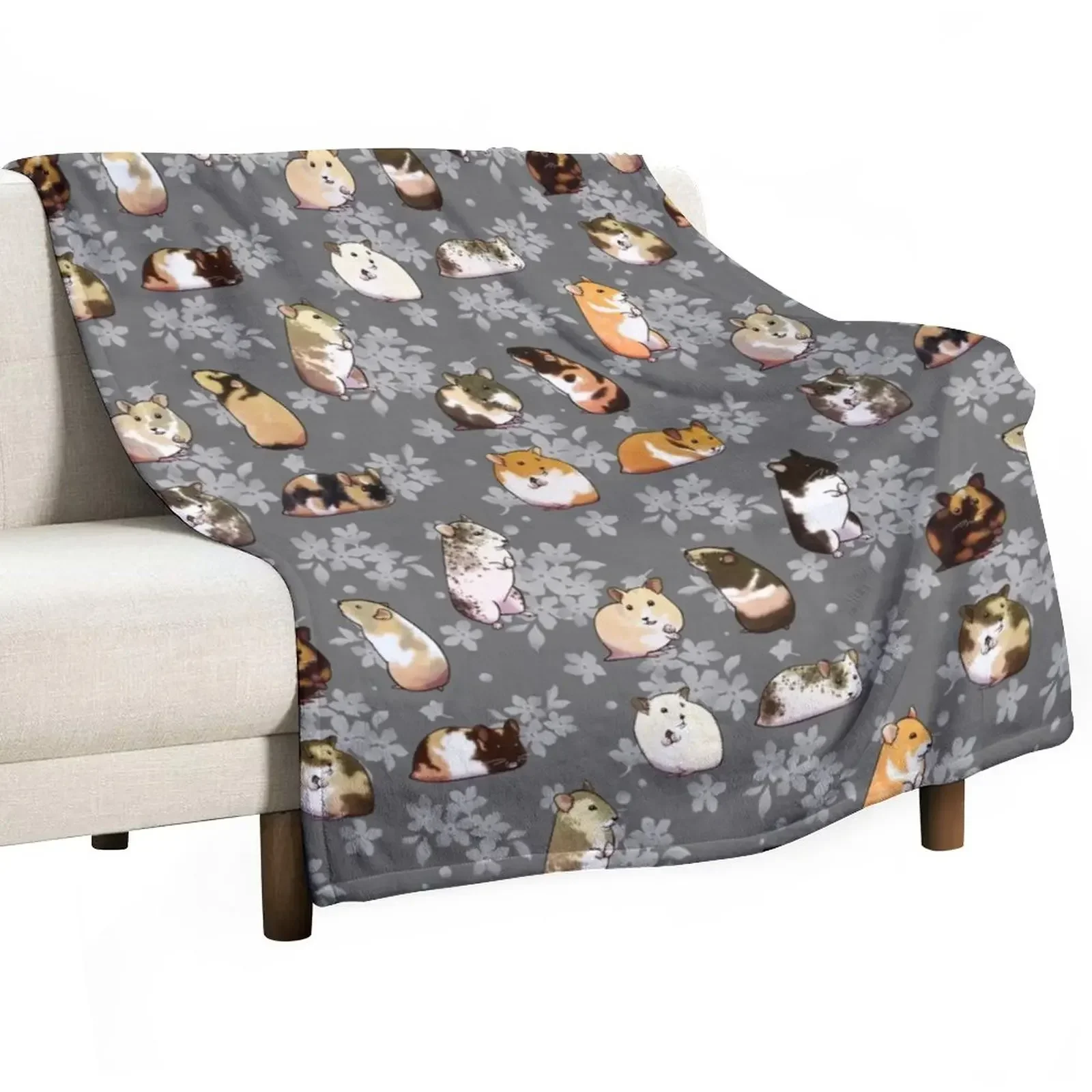 

Spring hamsters Throw Blanket wednesday manga Blankets