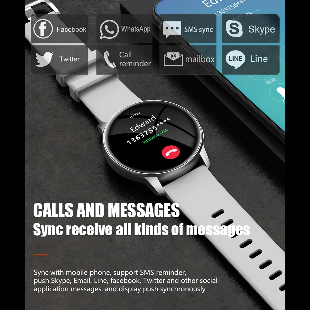 Ʈ ġ ip68  Ʈ ð  ڵ  ƮϽ ƮĿ Smartwatch ȵ̵ IOS ȭ