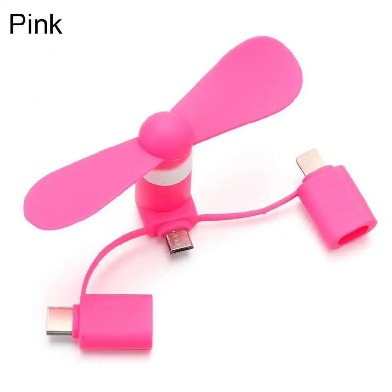 3-In-1 Type C Micro USB Mini Fan Radiator For Android HTC IPad Portable Mobile Phone Small Travel Fan portable fan phone cooler mobile radiator cell phone fan